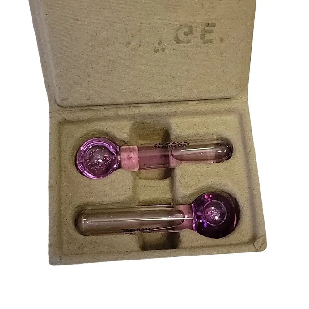 Purple Glass Massage Skincare Sonage Baby Frioz Mini Icy Globes Facecare Tool